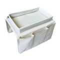 Sofa Armrest Organizer with Cup Holder Tray - White Unboxed