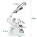 3X 4.5X LED Light Helping Hands Magnifier Station Unboxed