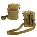 Tactical Military Molle Pouch Belt Waist Pack Bag for Hunting - Brown Unboxed