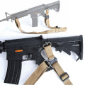 Tactical Adjustable Dual-Points Tactical Rifle Gun Sling Strap - Khaki Unboxed
