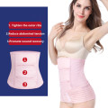 Postpartum Girdle Belly Binder & Pelvis Belt (Size:L) - Pink
