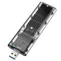 High Speed USB3.0 Gen1 External M.2 NGFF SATA SSD Enclosure