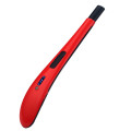 Outdoor BBQ Long Handle Rechargeable Electric USB Pulsed Arc Lighter-Red