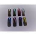 Magic Metallic Chrome Colour Pigment Powder for Nails - 8 colours