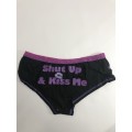 SIZE XL cotton women panty black