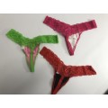 SIZE S g-strings panty for three