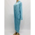 Size XXL cotton sleepwear blue