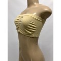 Size XL boob tube top golden