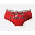 Size S cotton red panty