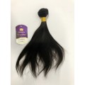 8 inch 3 bundles straight Brazilian virgin hair with Closure clearance price !