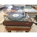 Vintage Garrard Transcription Lab 80 MKII Turntable and More than 100LP`S