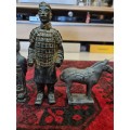 Vintage Terracotta Clay Pottery Warrior Army Figurines