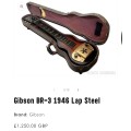 Gibson BR-3 1946 Lap Steel Guitar and Case.