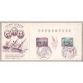 Commemorative Sheet on Cover - Japan-US Treaty of Commerce of, 1960