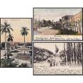 3 x Antique Used Chilean Postcards (No Stamps) - Great Thematic Material !
