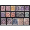 1898 & 1909 Definitives (Perfins) to £10 (7/6 pair not Perfin)  *** FANTASTIC STUDY GROUP ***