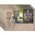 Nelson Mandela Bulklot - PHILATELIC TRIBUTE BOOK and Issues / 5 x Birthday Booklets / 5 x Covers
