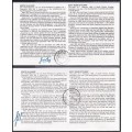 1994 SAL SIGNED Flight Covers in Official Binder (No.58 to 100)