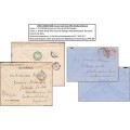 2 x 1900/01 BOER WAR Covers Sent from FPO.46(Rustenburg) HISTORICAL ITEMS