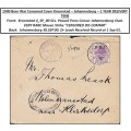 1900 Censored Boer War Cover Kroonstad to Wolmaranstad - Rare Handstamps