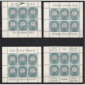 1948 Union Booklet No.50 Panes - All with Different Slogans (Most Mounted in Margins)