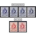 1938 KGVI Swaziland MM(*) Set & Most Varieties - See Scans *** High CV  R12,217 ***