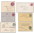 Selection of 1911/3 CoGH Postal Items with INTERPROVINCIAL Usage