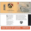 1998/9 House of Questa CROMALIN Proofs in Folders - Kruger Park Centenary - RARE