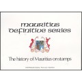 1978 Mauritius Complete UMM(**) Definitive Set in Scarce Presentation Booklet