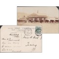1911 Transvaal Postcard `DEWETSDORP` to `P.O. FICKSBURG`  - Great Cancels!