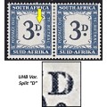 1950/8 Union P/Due 3d CC.40a MM(*) With Split `D` VAR  *** CV  R2,600 ***