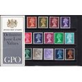 1967/70 Great Britain QEII UMM(**) Set & Varieties + Presentation Pack