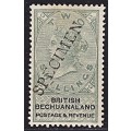1887 Bechuanaland CC.16 2/- SPECIMEN Overprinted MM(*)