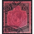 1913 Nyasaland SG.98 KGV £1 Fiscally Used *** Normal CV  R5,500+ ***