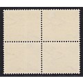 1941 Union 1½d Reduced Size UMM(**) CC.86c WAFFLE PLATE Block of 4