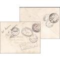 1901 Boer War UNCLAIMED Cover - Ardrossan & Various PMs + Censor Oval + Unclaimed H/Stamp