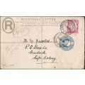 1903 Transvaal Cover - Rare Postmarks - `CANTONMENT. POTCHEFSTROOM` + Backstamps