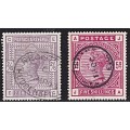 1883/4 QV 2/6 SG.178 & 5/- SG.181 with Great Cancels  *** CV  R9,600+ ***