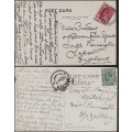 8 x Transvaal/ZAR Used Post Cards - GREAT POSTMARKING!!!
