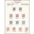 1953/8 & 1955/9 New Zealand QEII VFU Definitive Sets - Written Up Varieties/Shades etc