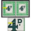 1958 Union 4d P/Due UMM(**) CC.41a - Retouch on `4` in Pair with Normal @ CV R1,720
