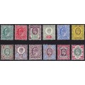 1902/13 GB KEVII Hinged Mint(*) S/Set  @ CV  R10,500+
