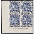 1948 Australia 5/- to £1 SG.224a/224c FRESH UMM(**) Inscriptional Blocks @ CV  R7,200+