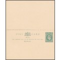 Fiji Postal Stationary - QEII & KEVII - Cover, Registered Letters & Prepaid Postcard + Reply PC