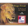 2001/5 RSA Big Five Booklet No.53 in 5 x Different Date Settings @ CV  R1,750