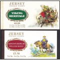1982-92 Jersey Unexploded UMM(**) Booklets x 4 @ Face Value of £23+ (R560+)