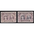 1910 BSAC 8d Issues - CC.147 & CC.148  Mint(*)  @ CV  R6,500