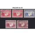 1905 BSAC Vic Falls Issue P.14 & P.14½ to P.15 Issues Mint/Used/Mixed Condition  @ CV  R10,470