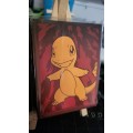 Pokemon card sleeved- Chamander