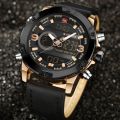 NAVIFORCE Men`s Multifunctional Watch with Gold Trim with Box